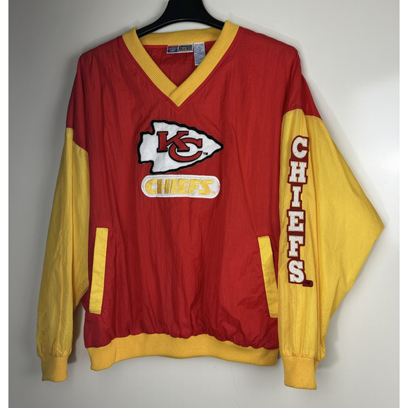 Vintage Team NFL Unique Sports Generation Kansas City Chiefs Pullover Jacket 2XL - Picture 2 of 16